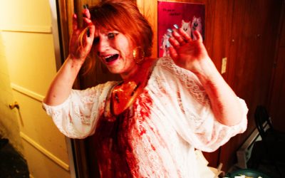 Exclusive photos, plus release info, art and trailer: Are horror-fave actresses SAFE INSIDE?