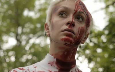 Exclusive photos, plus poster, trailer: “IN MEMORY OF,” from controversial “SCRAPBOOK” director