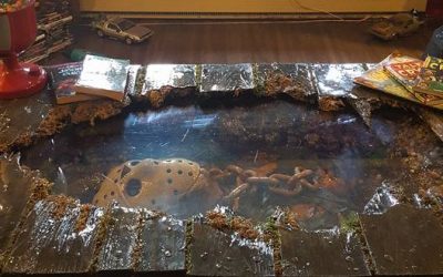 Take a look at this DIY JASON VOORHEES table