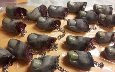 Severed Zombie Toe Keychains And More By Canadian FX Make-Up Artist Rhonda Causton