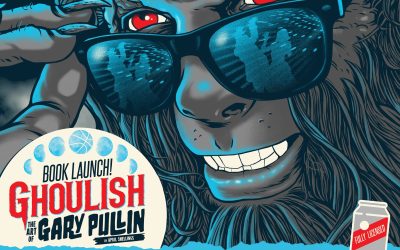Join us for the launch party of “GHOULISH: THE ART OF GARY PULLIN” featuring a screening of “TEEN WOLF”!