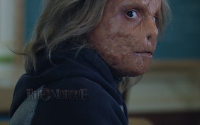 Exclusive interview/photos: “THE DARK’s” Nadia Alexander on playing a burned boy for “BOARDING SCHOOL”