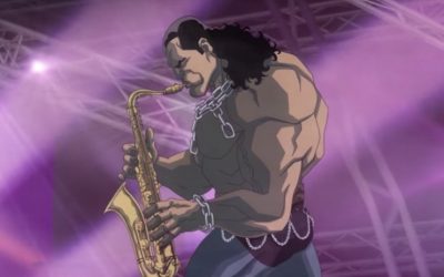 “THE LOST BOYS” SEXY SAX MAN STOPS BY TOMB’S JUKEBOX
