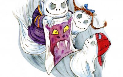 FRIGHTS FOR TYKES celebrates a teeny tiny book with a big ghost heart