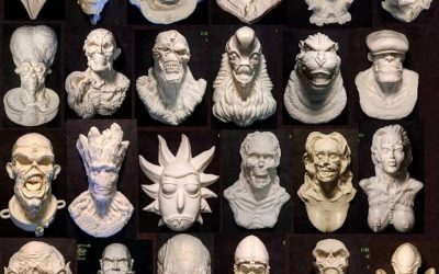Stuff Those Holiday Stockings With these “Heads of Halloween SCULPT Reliefs” from Cthulhugizzard