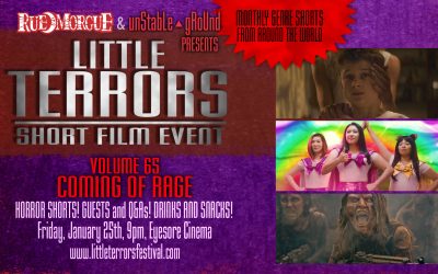 “Little Terrors” short film showcase returns this Friday January 25th