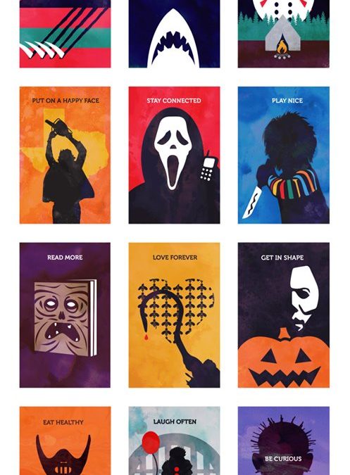 Pre-order Artist Steve Jencks’ Horror-themed Motivational Prints!
