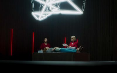 Exclusive gruesome pics from Barbara Crampton-starrer “REPLACE”