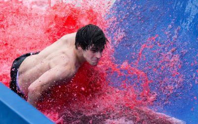 There’s blood in the water park in “AQUASLASH” trailer and poster