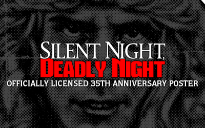 Now on Pre-order: Gutter Garbs’ Officially Licensed Screen Print For “Silent Night, Deadly Night”