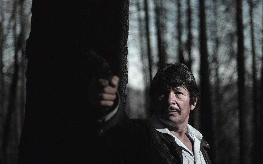 Not-Charles-Bronson vs. a masked maniac in “CRY HAVOC”; trailer and poster