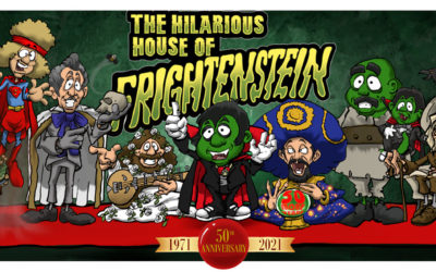 Celebrate The 50th Anniversary Of “The Hilarious House Of Frightenstein” With This Illustration By Artist Jamie Pruden