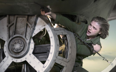 New poster and clip for airborne Chloë Grace Moretz horror film “SHADOW IN THE CLOUD”