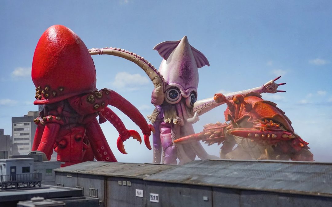 “MONSTER SEAFOOD WARS” now being fought on Blu-ray and VHS! Art & trailer