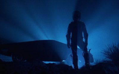 The action/supernatural/celebrity-sibling opus “THE WRAITH” is driving to Vestron Blu-ray; details & art