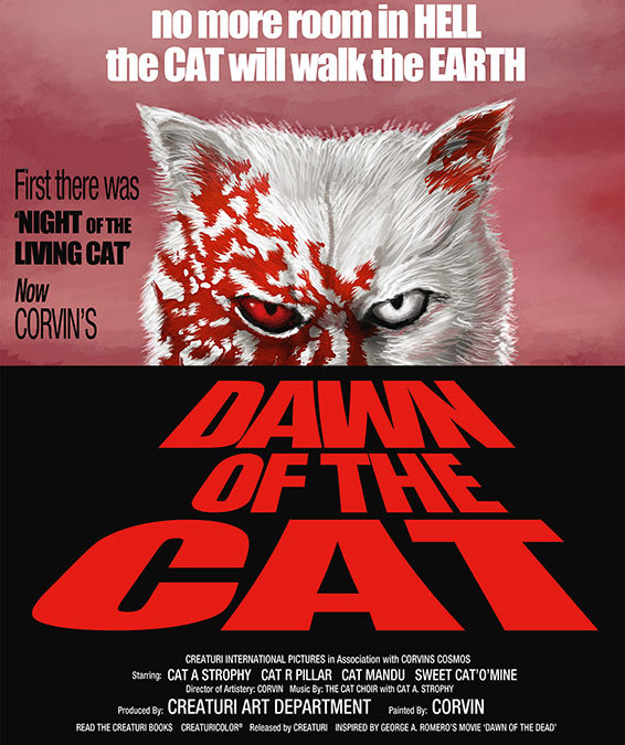 Corvin Lüders’ “Creaturi Cats” Reimagines Classic Horror Posters with a Feline Twist