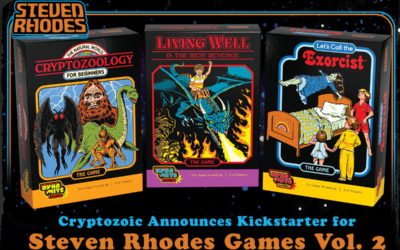 CRYPTOZOIC ENTERTAINMENT ANNOUNCES KICKSTARTER FOR ‘STEVEN RHODES GAMES VOL. 2’
