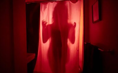 Exclusive clip: Something scary in the shower from “HE’S WATCHING”