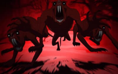 Eye-popping exclusive trailer for animated horror anthology “RED IRON ROAD”