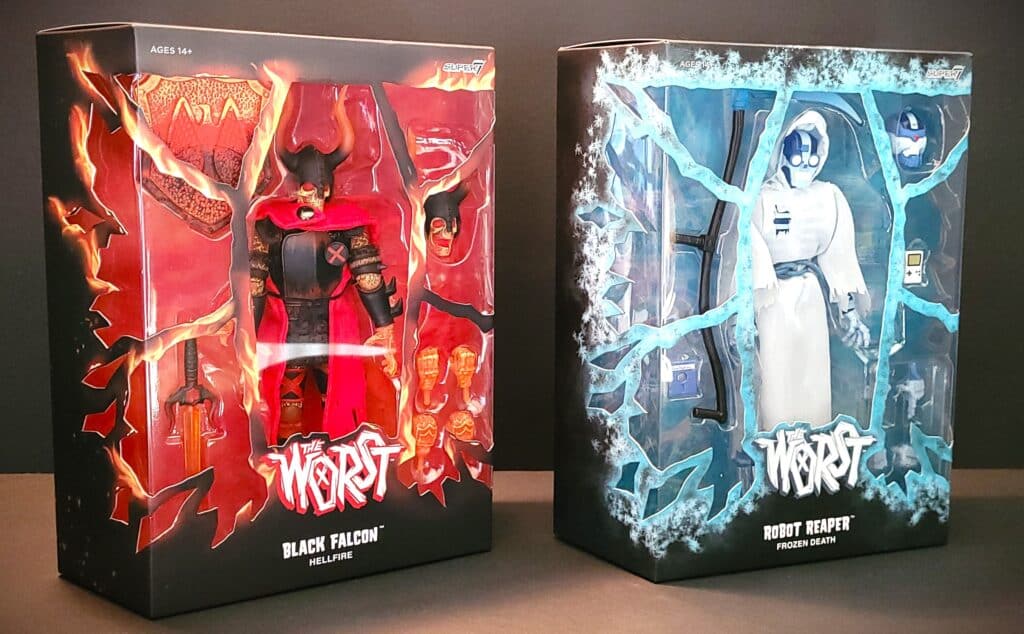 Super7 The Worst X-2 (Infrared) - Action Figure 9,5 Cm Con Blaster, Giocattolo Da Collezione Retrò