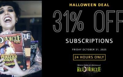 HALLOWEEN MARKS 28 TERRIFYING YEARS OF RUE MORGUE!