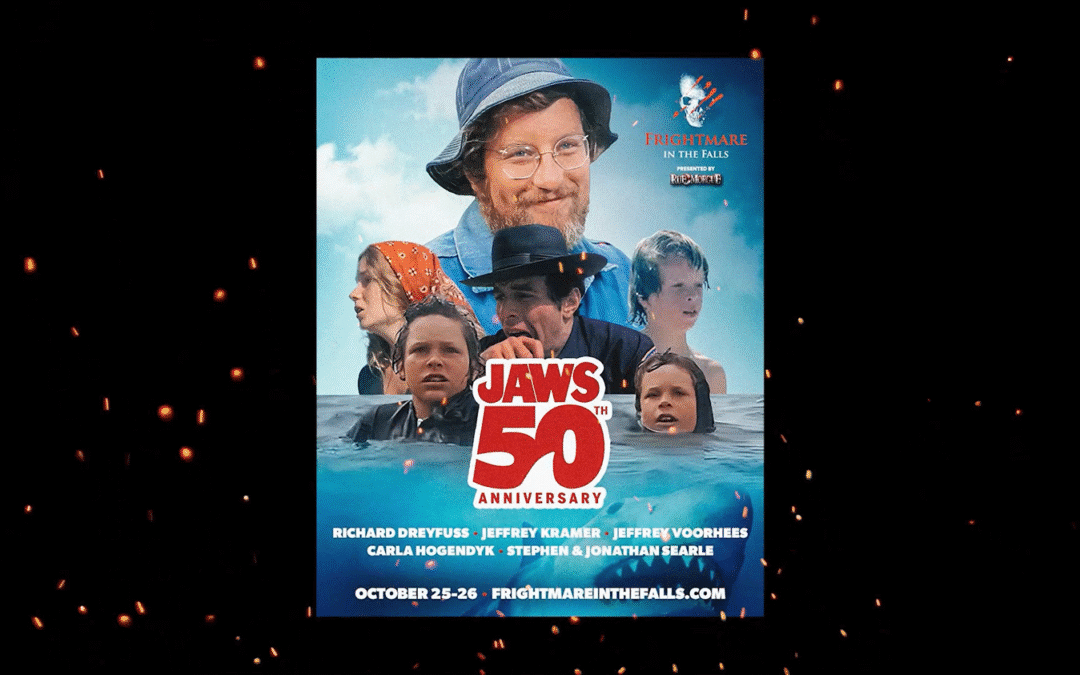 NOW ON RUE MORGUE TV! “JAWS” 50th Anniversary Reunion At Frightmare In The Falls