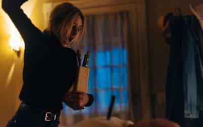 Marriage leads to carnage in “OVER YOUR DEAD BODY,” with Samara Weaving; new red-band trailer & poster