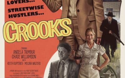 Tribeca ’26 Movie Review: In “CROOKS,” Mickey Keating goes from noir to nasty