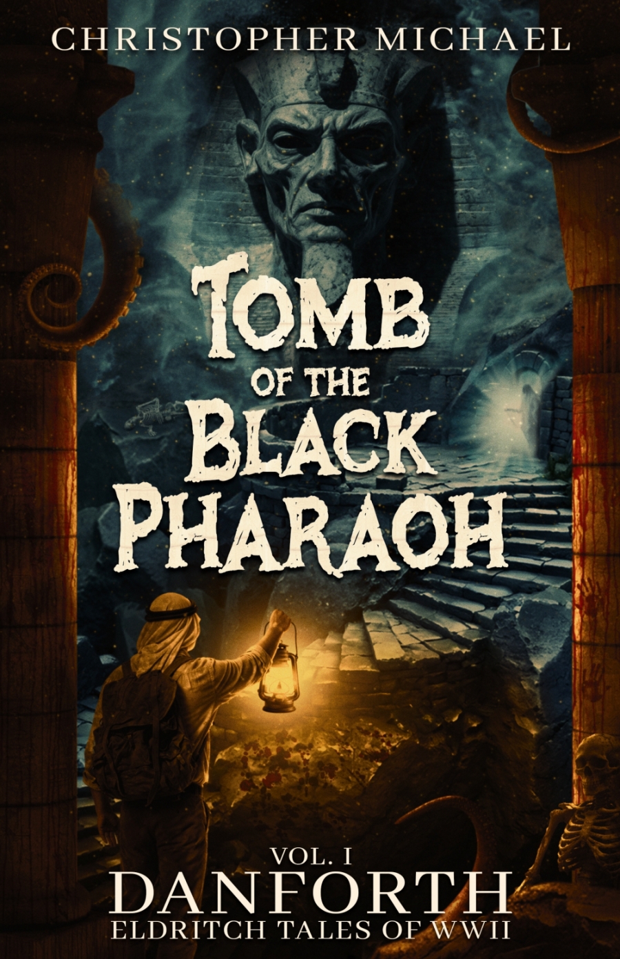 Cover art for Tomb of the Black Pharaoh by Christopher Michael
