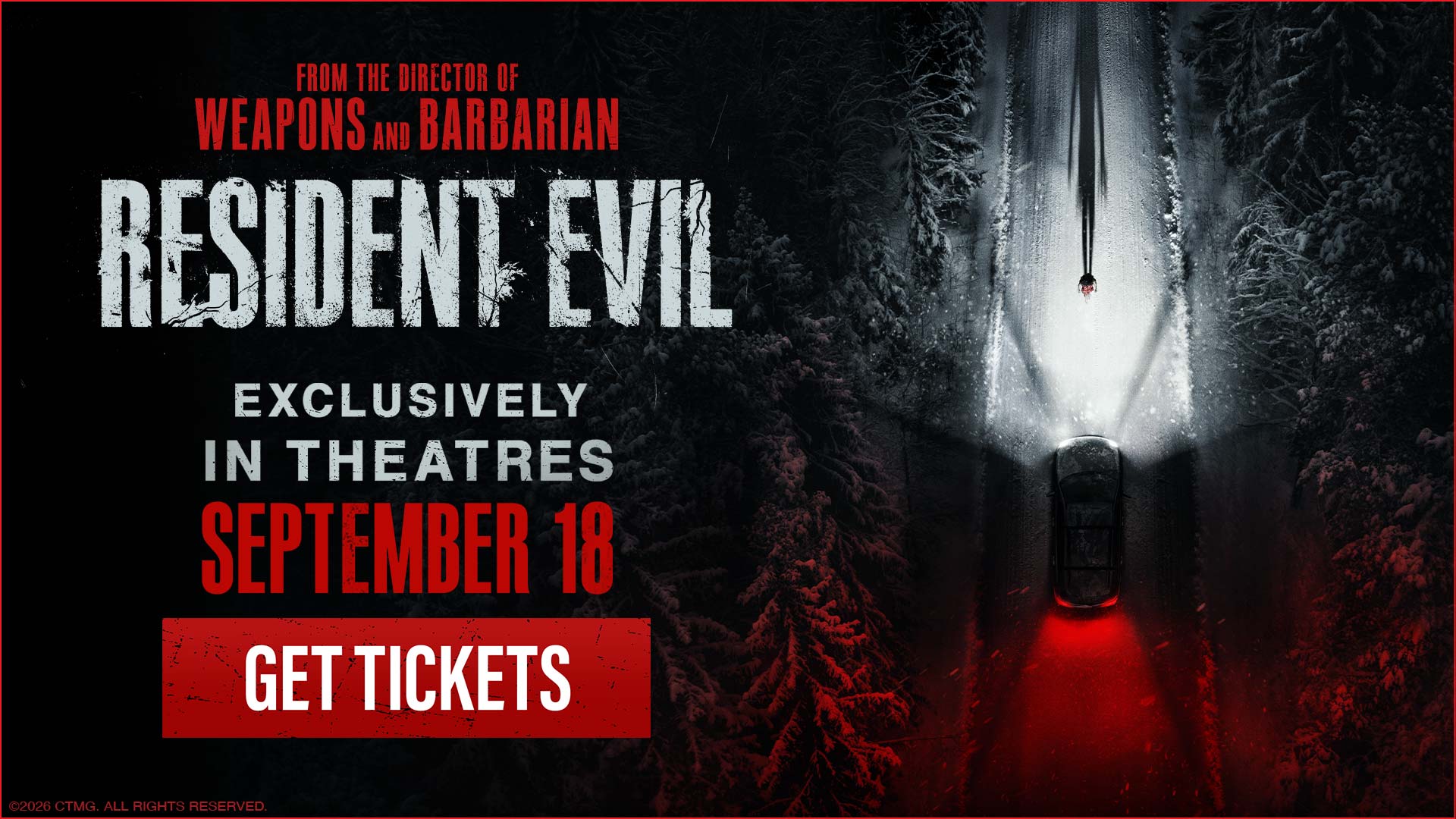 Resident Evil - September 18 - Get Tickets