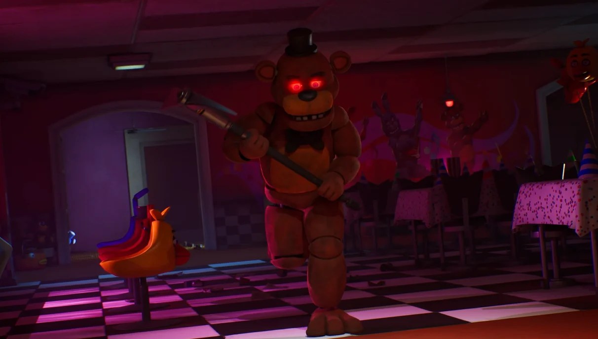 Fazbear Band key art from the Fortnitemares x Five Nights at Freddy's announcement trailer