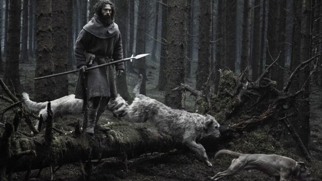 Aaron Taylor-Johnson in a still from the Werwulf trailer