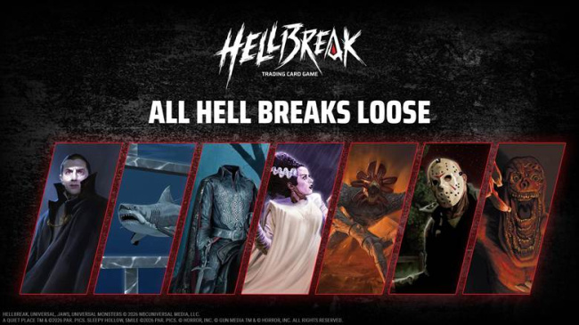 Card art revealed for Hellbreak TCG's expanded Paramount Pictures license