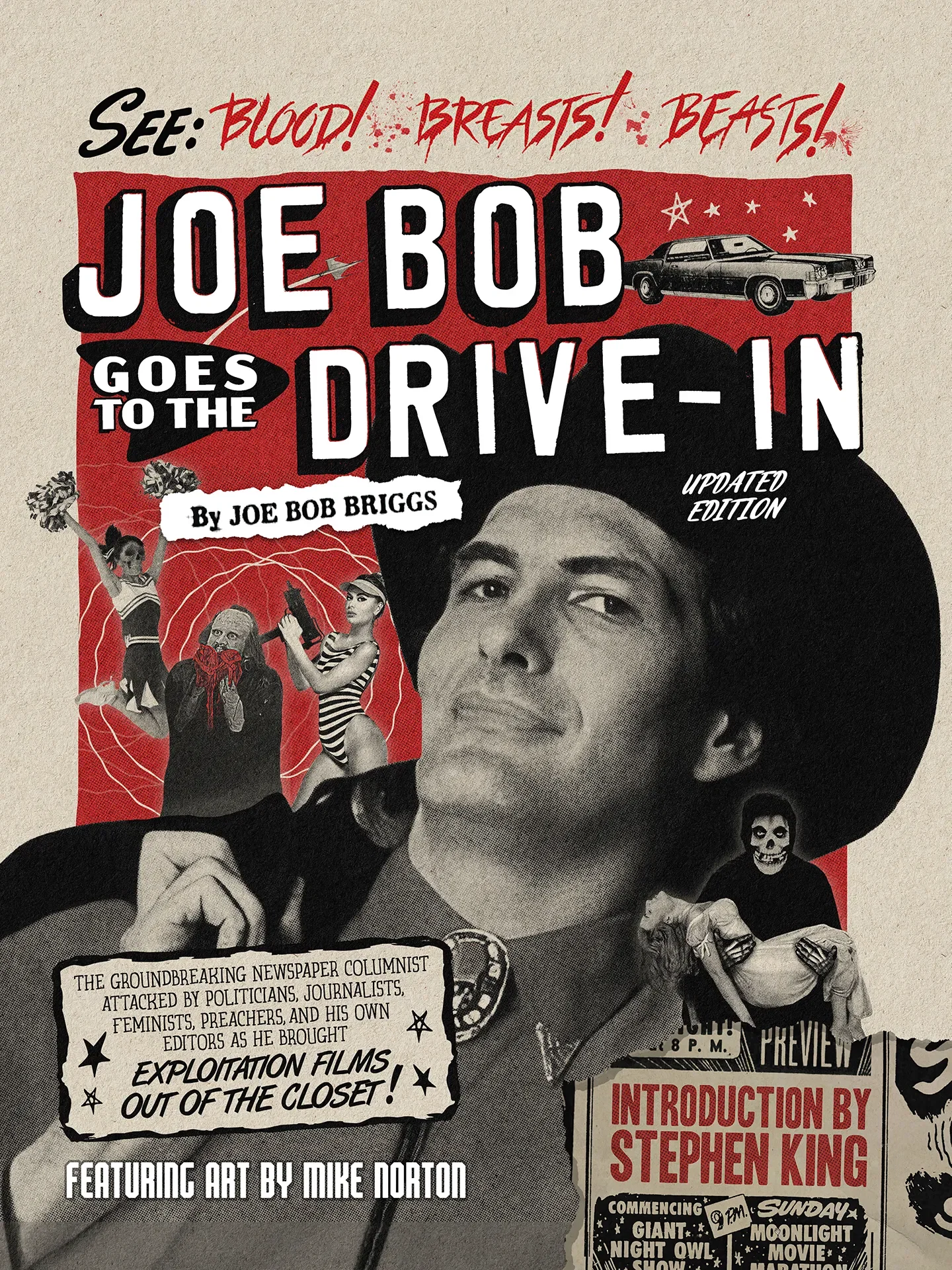 Cover art for the Joe Bob Goes to the Drive-In audiobook