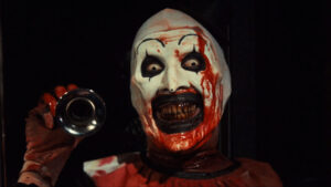 David Howard Thornton as Art the Clown in Terrifier 3