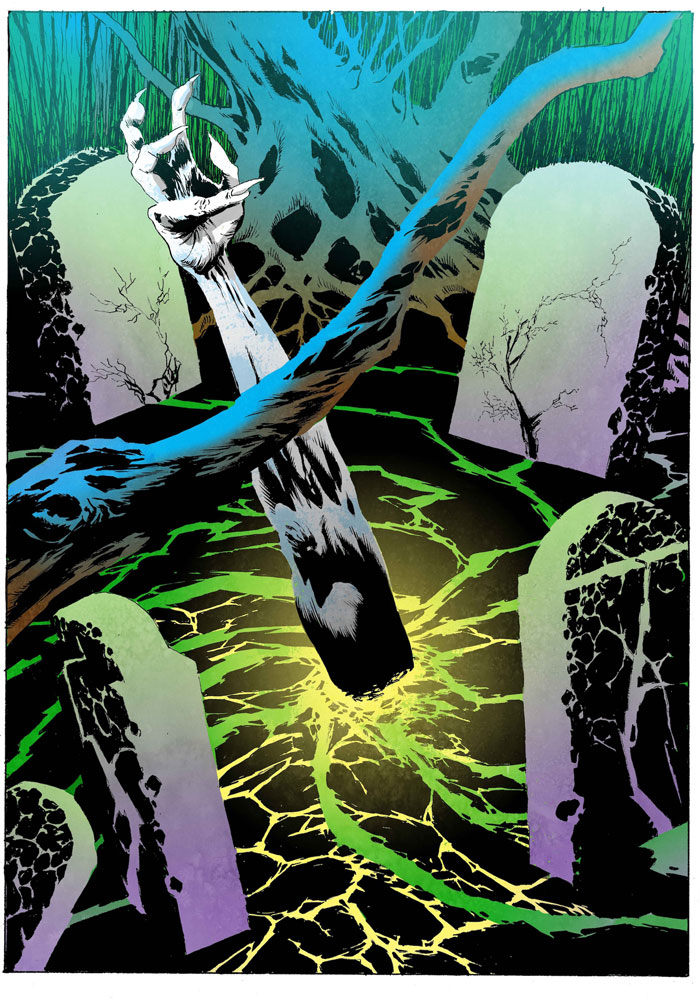 Teaser interior artwork from Dracula: Book IV — The Undead