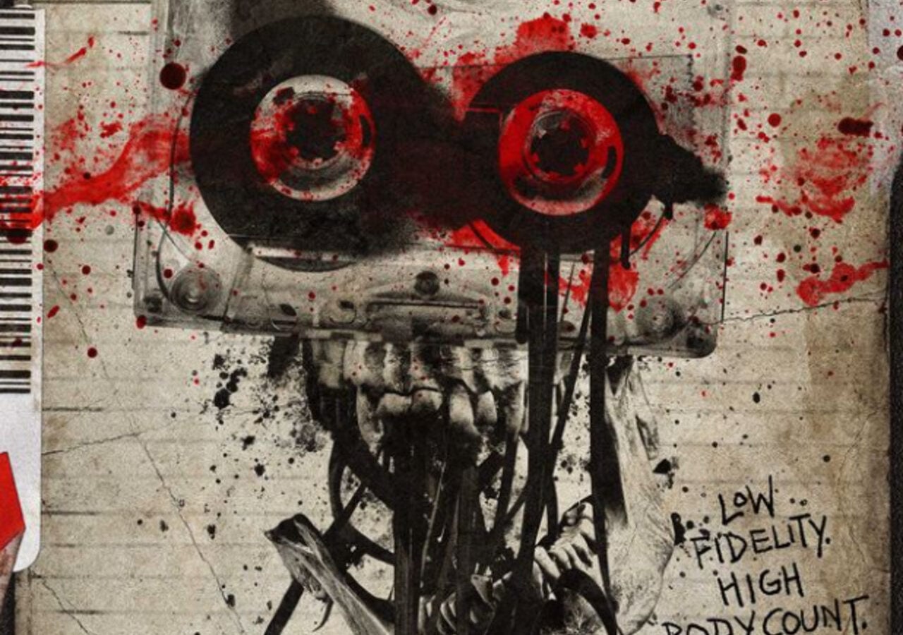 Official poster art for V/H/S/Mixtape, released by Shudder